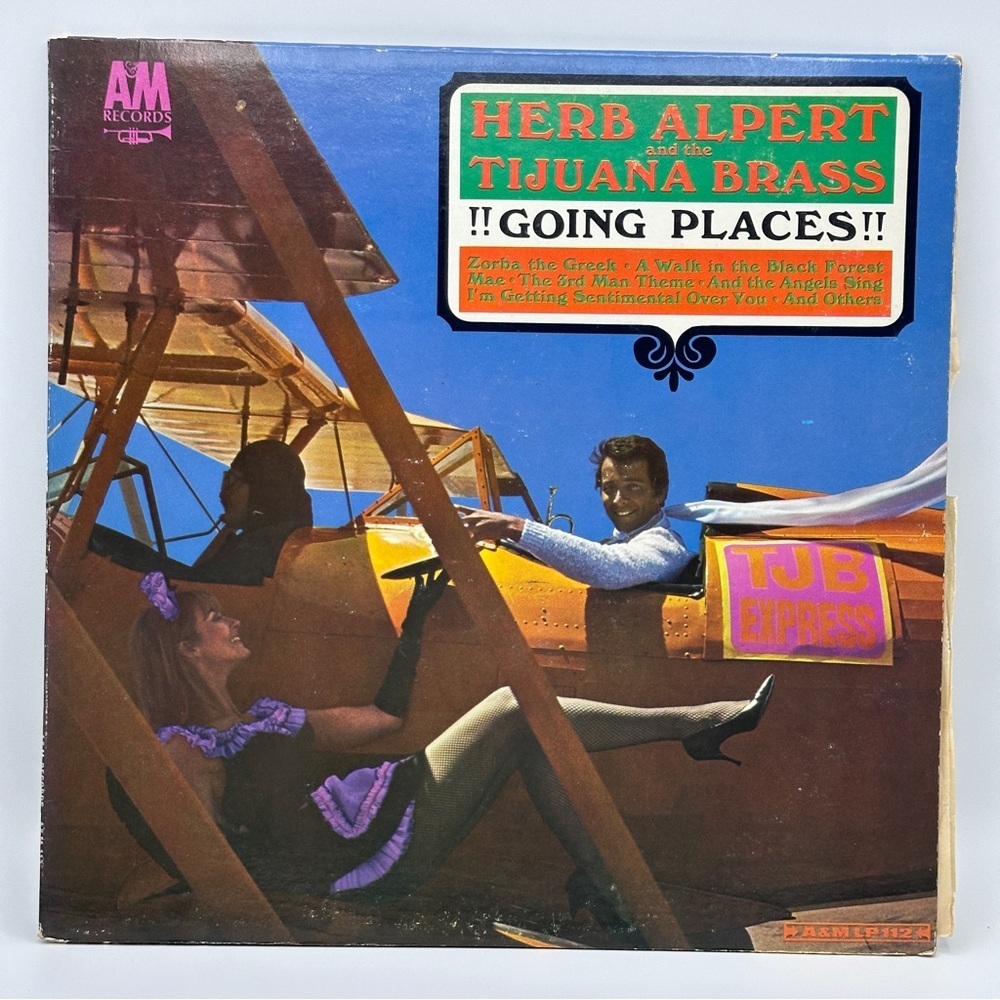 Herb Alpert & Tijuana Brass - Going Places‎ Vinyl Record Album